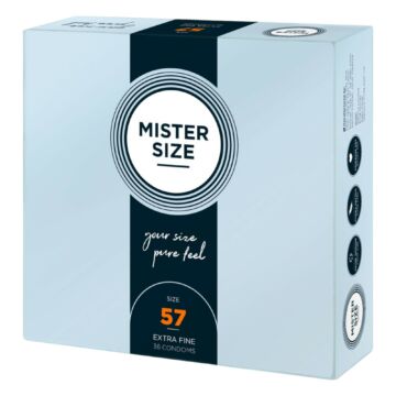 Tenké kondómy Mister Size - 57 mm (36 ks)