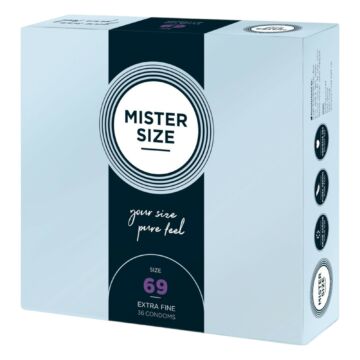 Tenké kondómy Mister Size - 69 mm (36 ks)
