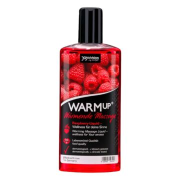 JoyDivision Warm Up Rasberry - hrejivý masážný olej malinový (150ml)