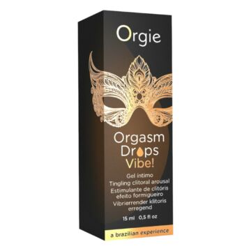 Orgie Orgasm Drops Vibe - stimulačný intímny gél pre ženy (15 ml)
