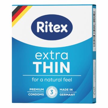 RITEX Extra Thin - tenkostenný kondóm (3db)