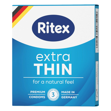 RITEX Extra Thin - tenkostenný kondóm (3db)