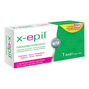 X-Epil - rýchly tehotenský testovací prúžok (1ks)