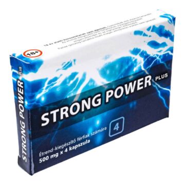 Strong Power Plus - výživový doplnok kapsuly pre mužov (4ks)