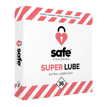 SAFE Super Lube - extra klzké kondómy (36 ks)