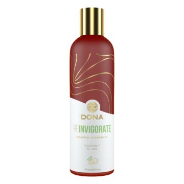 Dona Reinvigorate - vegánsky masážny olej - kokosová limetka (120 ml)