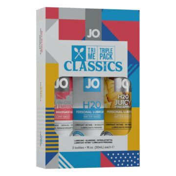 JO System Classics - súprava rôznych lubrikantov (3ks)