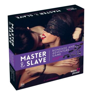 Master & Slave - sada na pletenie (fialovo-čierna)