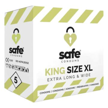 SAFE King Size XL - extra veľký kondóm (5ks)