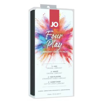Systém JO Four Play - hravé objavné balenie (8x10 ml)