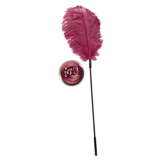Fetish Collection - hladkadlo zo pštrosieho peria ružové