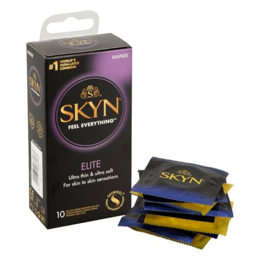Manix SKYN Elite – ultra tenké bezlatexové kondómy (10ks)