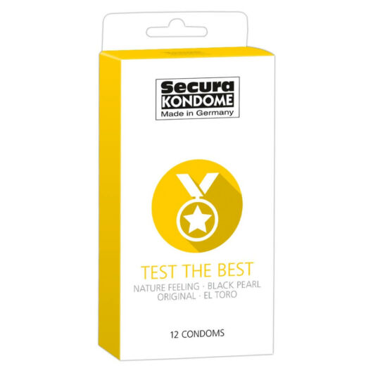 Secura Test the Best - výber kondómov (12ks)