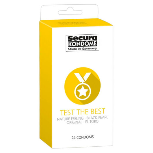 Secura Test the Best - výber kondómovs (24ks)