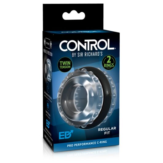 Control Pro Performance C-Ring - Variable Penis Ring (Transparent)