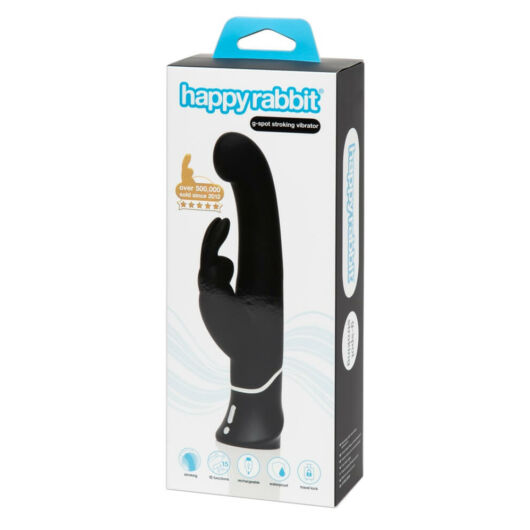 Happyrabbit G-spot - cordless, waterproof, rocker arm G-spot vibrator (black)