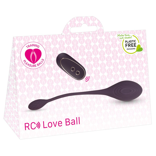 You2Toys RC Love Ball - dobíjacie rádiom riadené vibračné vajíčko (fialové)
