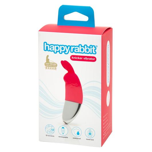 Happyrabbit Knicker - rechargeable clitoral vibrator (red)
