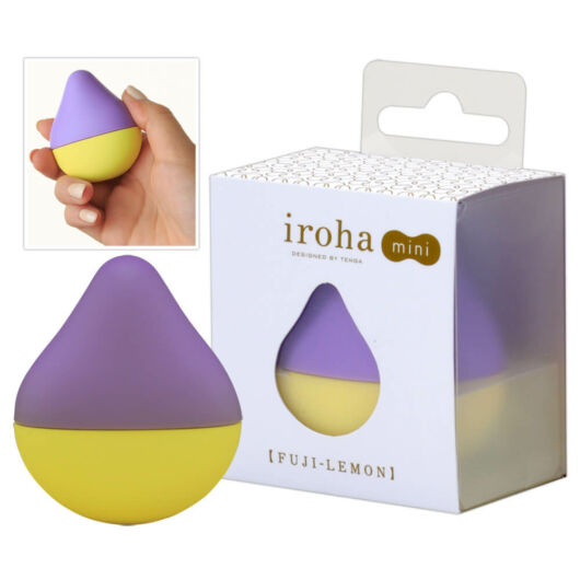 TENGA Iroha mini - mini vibrátor na klitoris (fialovo-žltý)