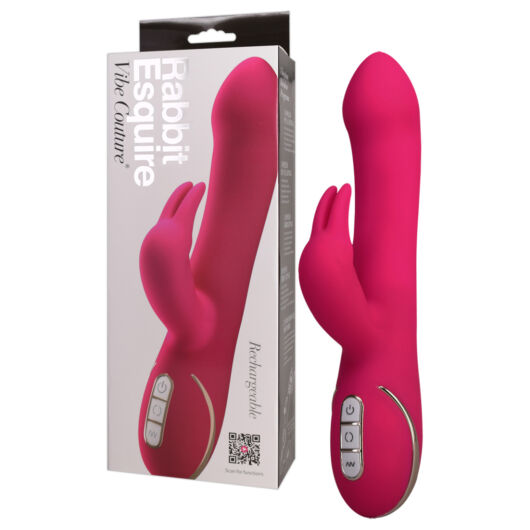 Vibe Couture Esquire - Bunny, rotating vibrator (pink)