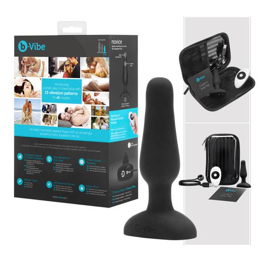 Vibro-Butt Plug - black