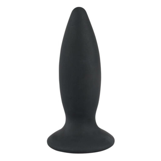 Black Velvet S – nabíjací análny vibrátor pre začiatočníkov - malý (čierny)