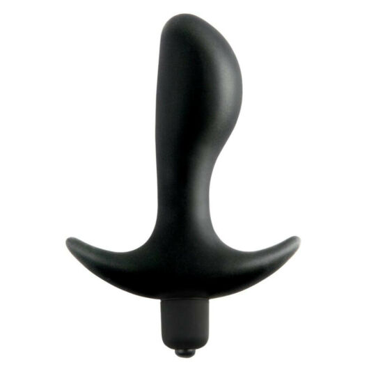 analfantasy perfect plug - vodotesný silikónový vibrátor na prostatu (čierny)