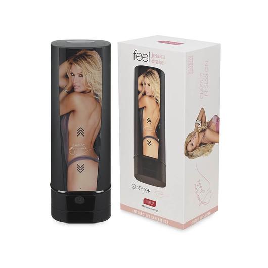 Kiiro Onyx 2 Jessica Drake Experience - Cordless Interactive Masturbator (Black)