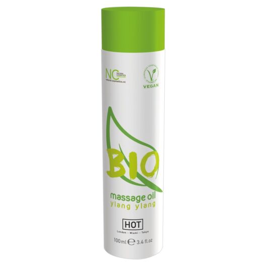 HOT BIO - Vegan Massage Oil - ylang ylang (100ml)