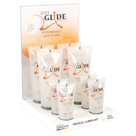 Just Glide Performance - Display and lubricant package (8 parts)