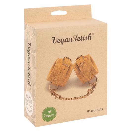 Vegánsky fetiš - manžety na zápästie (korok)