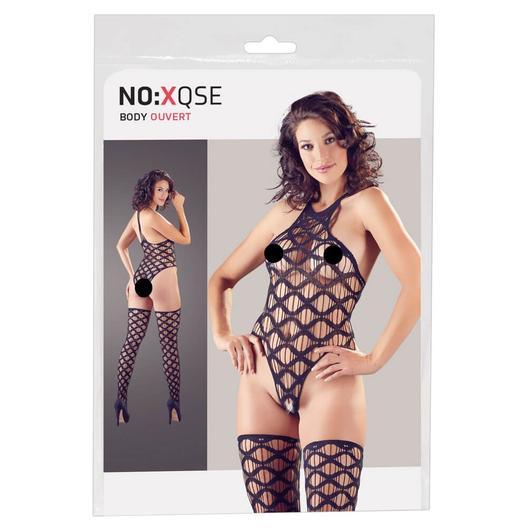 NO: XQSE - wavy body and thigh fix set black (S-L)