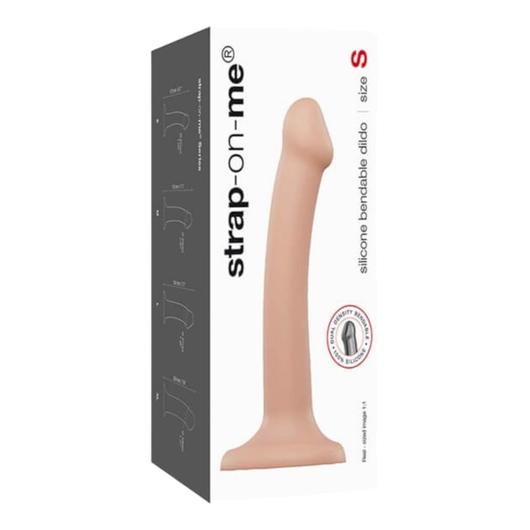 Strap-on-me S – realistické dildo s dvojitým povrchom – malé (telová farba)
