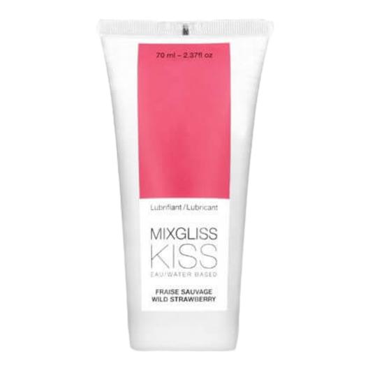 Mixgliss Kiss Wild - lubrikant na vodnej báze - jahoda (70 ml)