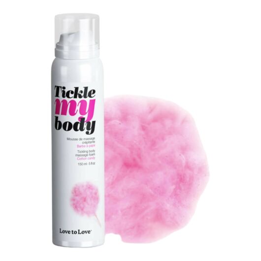 TICKLE MY BODY - COTTON CANDY massage foam (150ml)