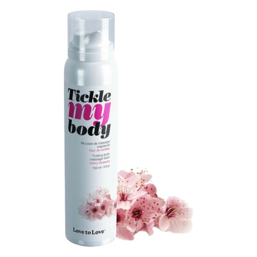 Tickle my body - masážna pena - čerešňový kvet (150 ml)