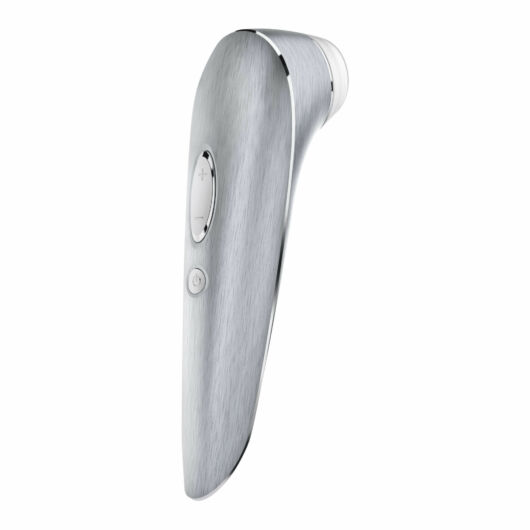 Satisfyer Luxury High Fashion - nabíjací, vodotesný stimulátor na klitoris (strieborný)