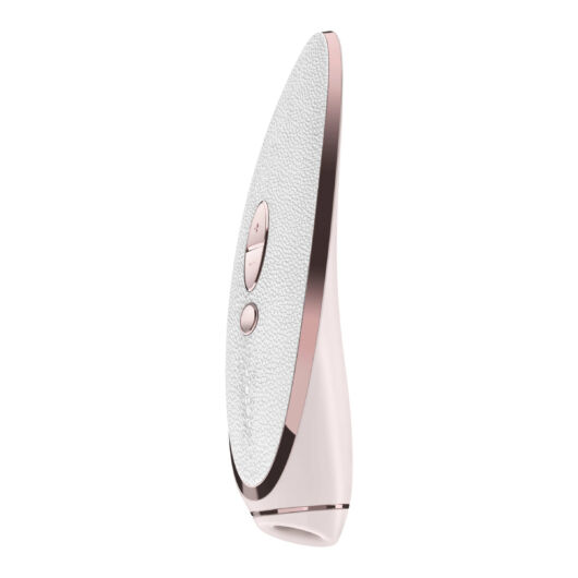  Satisfyer Luxury Prêt-à-porter - vodotesný stimulátor na klitoris (biele-ružové zlato)