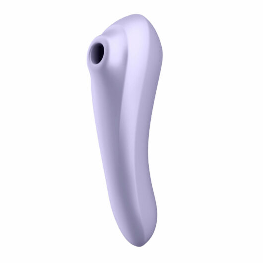 Satisfyer Dual Pleasure - nabíjací, vodotesný smart vibrátor na klitoris a vagínu (fialový)