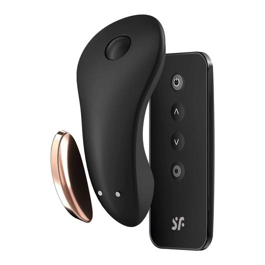 Satisfyer Little Secret - nabíjací, vodotesný smart vibrátor na klitoris (čierny)