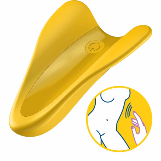 Satisfyer High Fly - nabíjací, vodotesný vibrátor na klitoris (žltý)