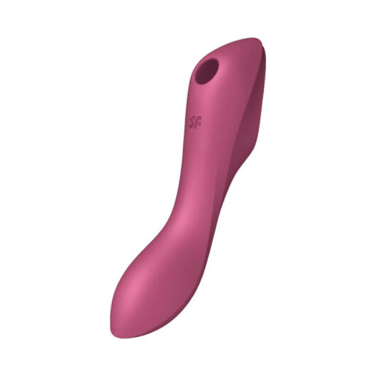 Satisfyer Curvy Trinity 3 - nabíjací vaginálny a klitorisový vibrátor (červený)