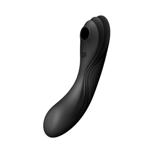 Satisfyer Curvy Trinity 4 - nabíjací vaginálny a klitorisový vibrátor (čierny)
