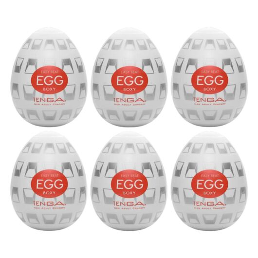 Tenga Egg Boxy - masturbation egg (6pcs)