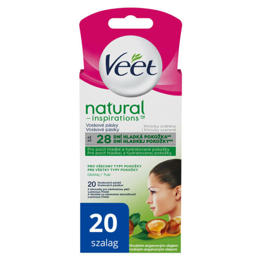 Veet Natural Inspirations - cold resin strips - face (20pcs)