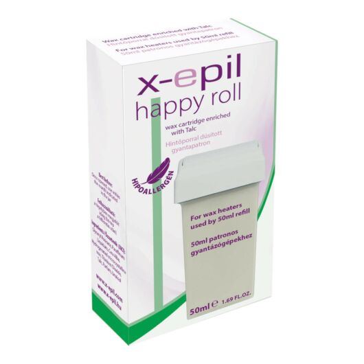 X-Epil Happy Roll Wax Cartridge 50 ml White