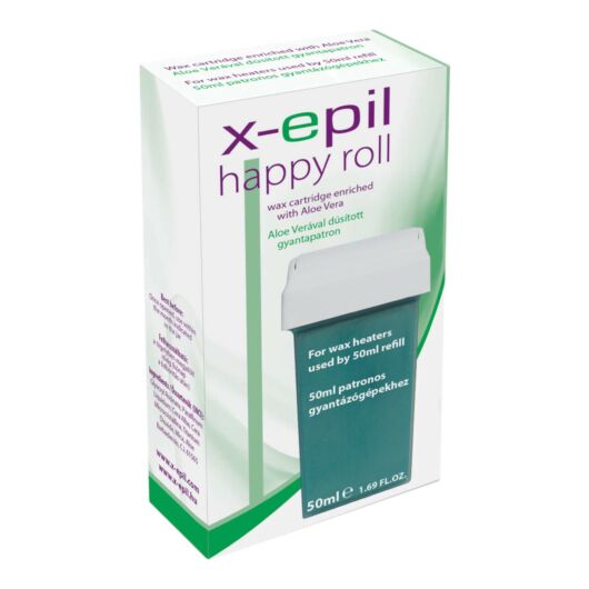 X-Epil Happy Roll - živicová kazeta (50 ml) - aloe vera