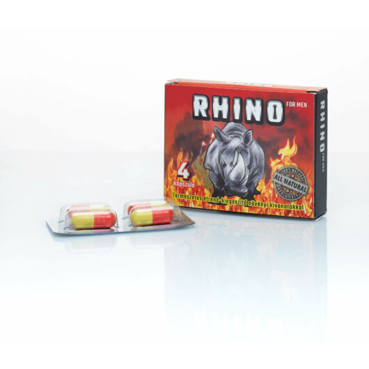 RHINO – prírodný výživový doplnok pre mužov (4ks)