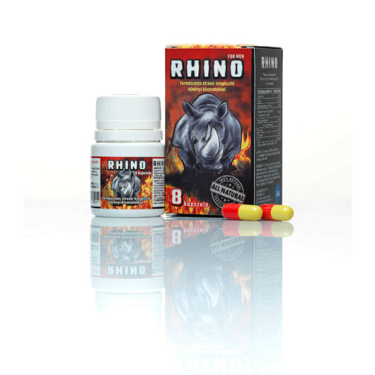 RHINO - prírodný výživový doplnok pre mužov (8ks)