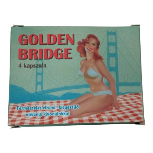Golden Bridge For Men – prírodný výživový doplnok s rastlinnými výťažkami (4ks)